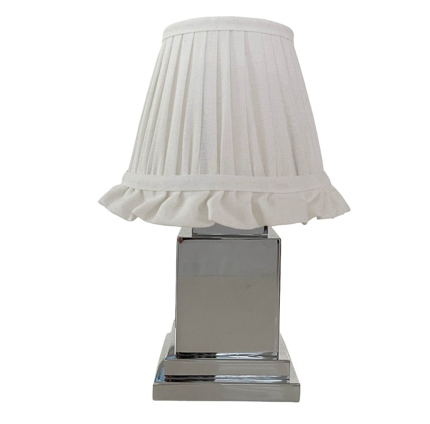 'Stanley' Cordless Lamp Base with Ivory 'Raffles' Linen Shade * PURCHASE 2 OR MORE AND SAVE 10% *