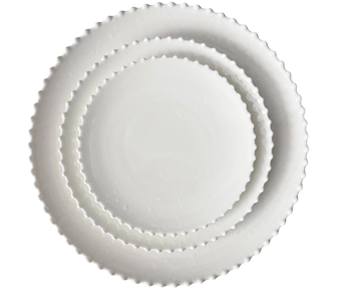 12pc (4 Person) 'Poppy' Dinner Set - Ivory