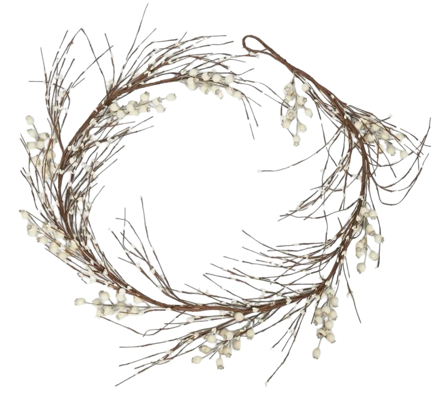 White Berry Christmas Garland