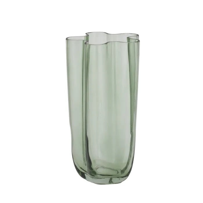 'Ruth' Glass Vase - Green