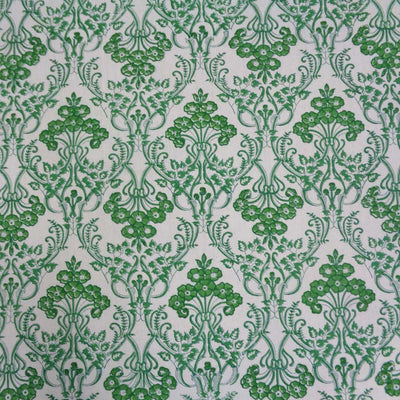 Block Printed Tablecloth 'Rani - Green'