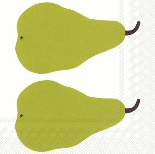 Marimekko Paper Napkins - Pears Green - Luncheon Size 20 Pack