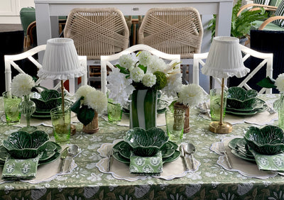 'Iris' Cordless Lamp Base and Ivory 'Raffles' Shade * PURCHASE 2 OR MORE AND SAVE 10% *