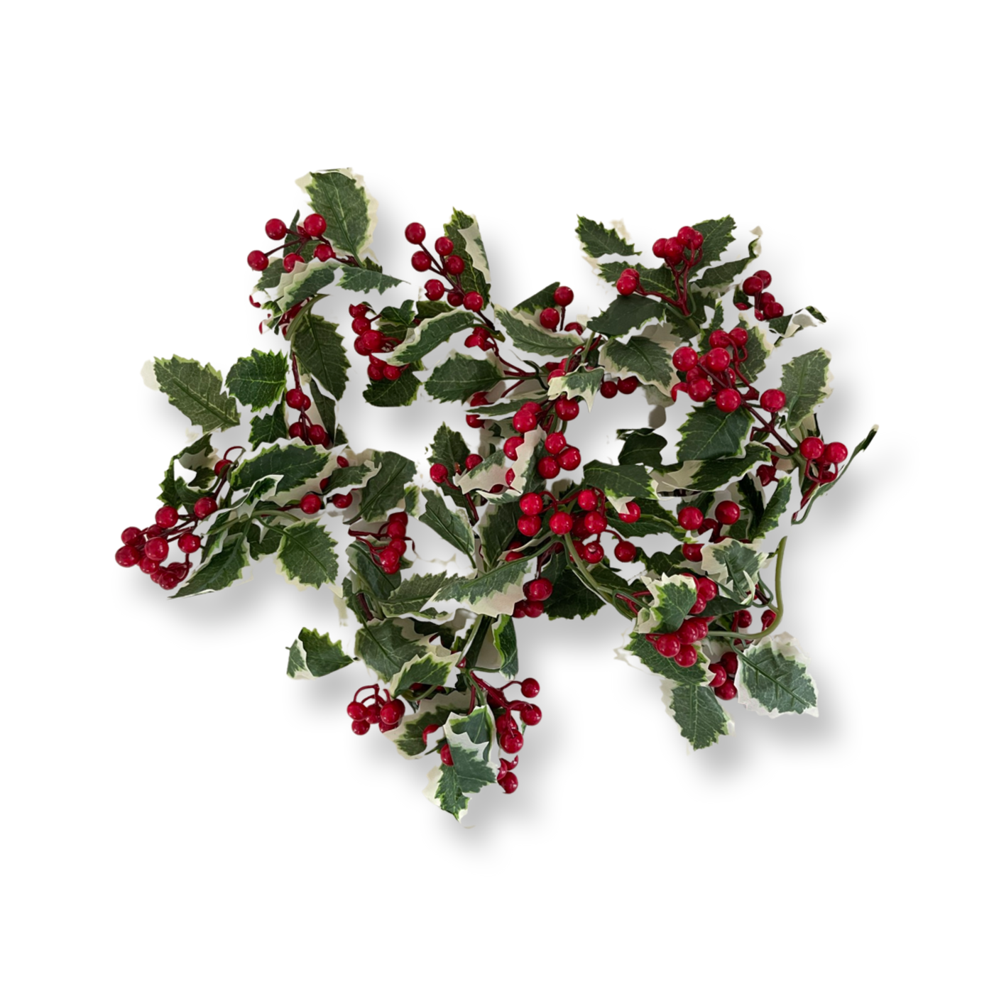 Holly and Red Berry Garland 170cm