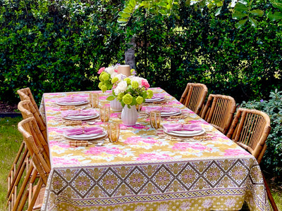 'Tatianna - Golden Yellow' Tablecloth by D'Ascoli