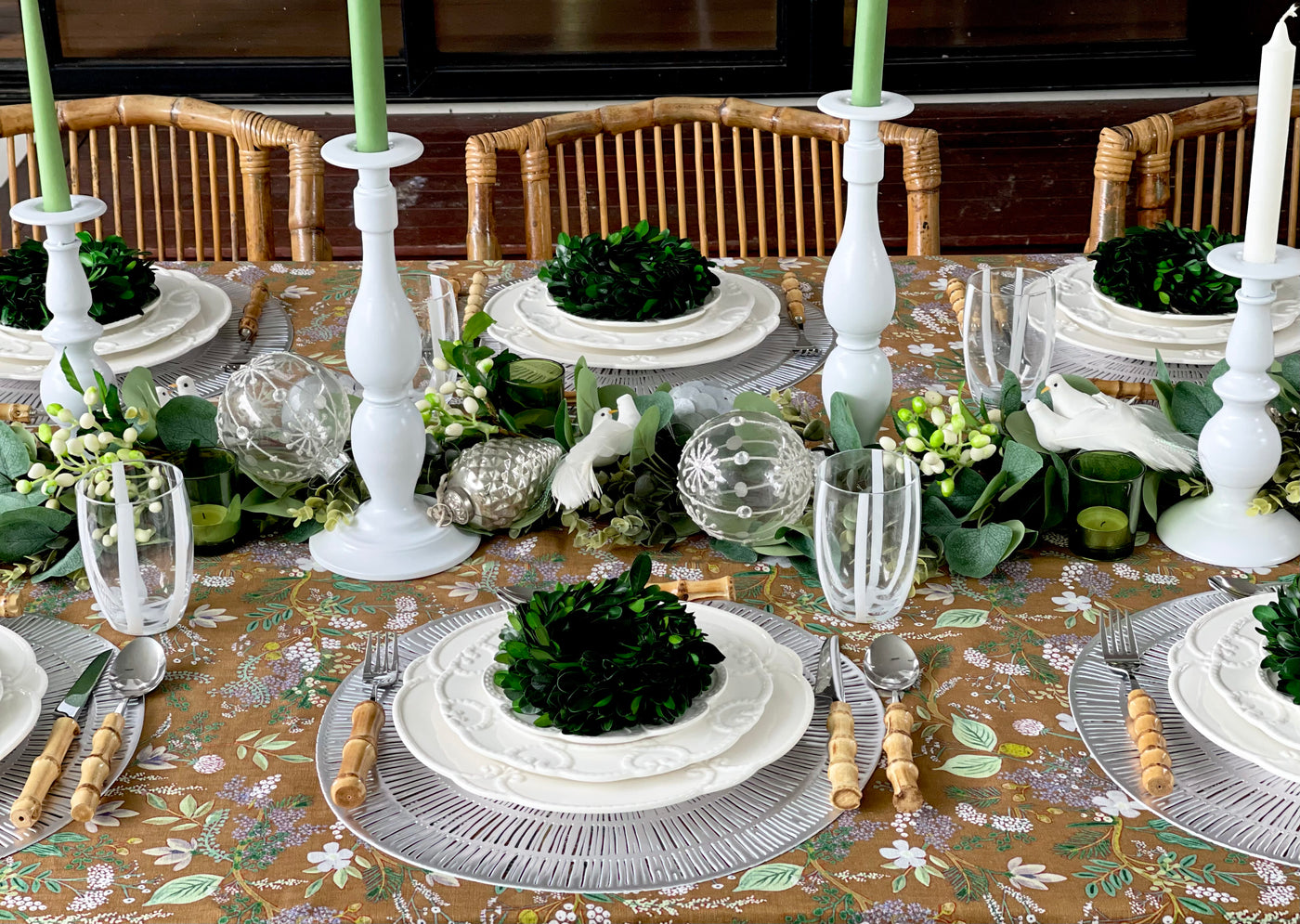 SAMPLES, SECONDS & OVERSTOCKS Set of 3 Candle Holders - Classic White CLEARANCE