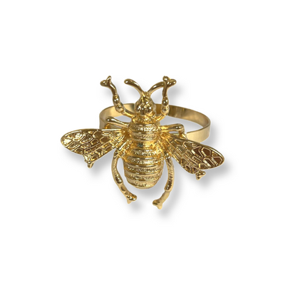 Pretty Bee Napkin Ring - Gold