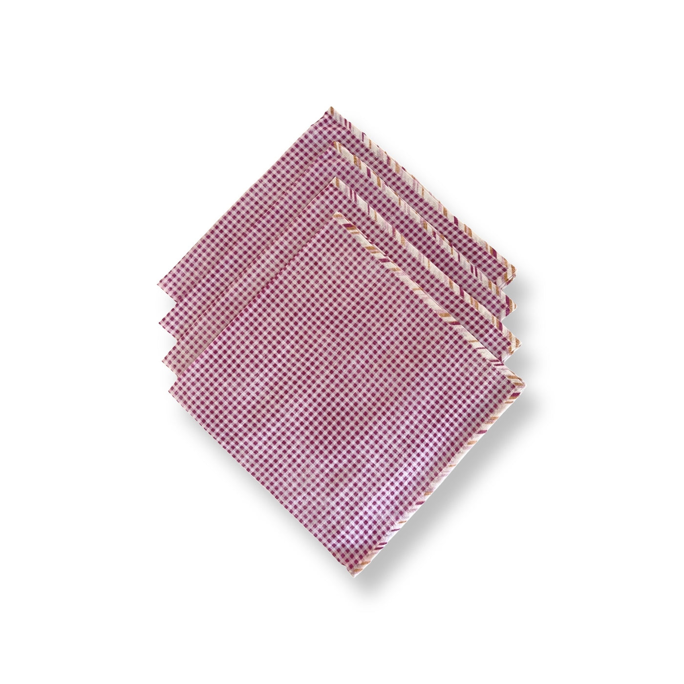 Set of 4 - D'Ascoli 'Flora' Napkins - Lavender