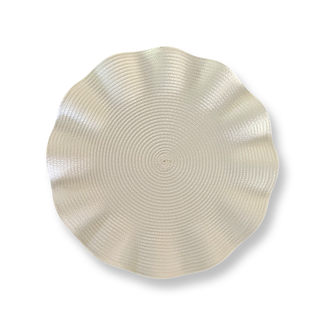 Wave Edge Placemat - Ivory
