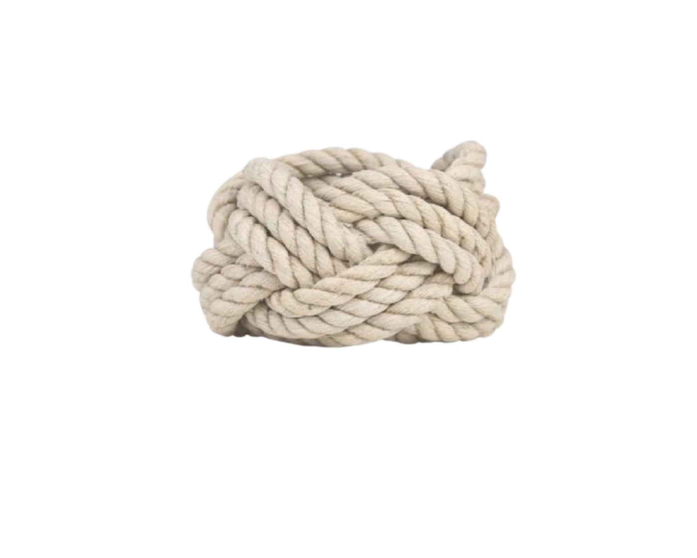 Knotted Rope Napkin Ring in Natural