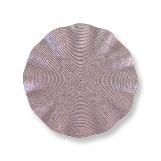 Wave Edge Placemat - Very Soft Pink