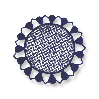 Gota Placemat by Crearte - Navy
