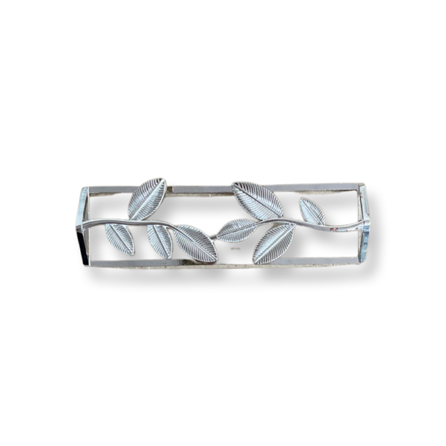 Silver Leaves Napkin Ring/Napkin Ring / Slide