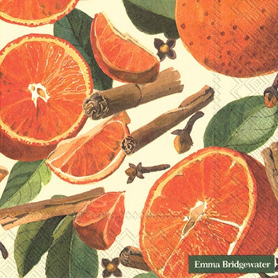 Paper Napkins - Spiced Oranges - Luncheon Size 20 Pack